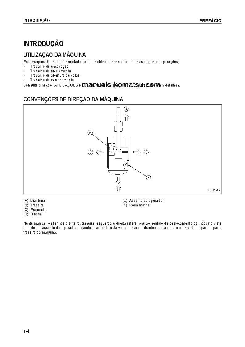 Protected: PC1250SP-8(JPN) S/N 30165-UP Operation manual (Portuguese)