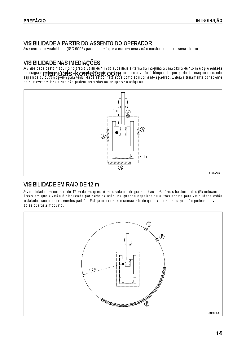 Protected: PC1250SP-8(JPN) S/N 30165-UP Operation manual (Portuguese)