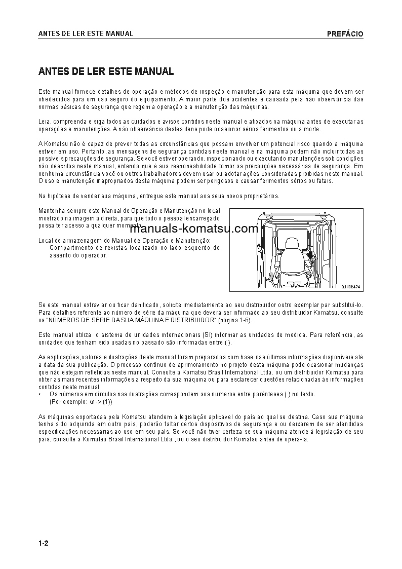 Protected: PC130-8(BRA) S/N B10001-UP Operation manual (Portuguese)