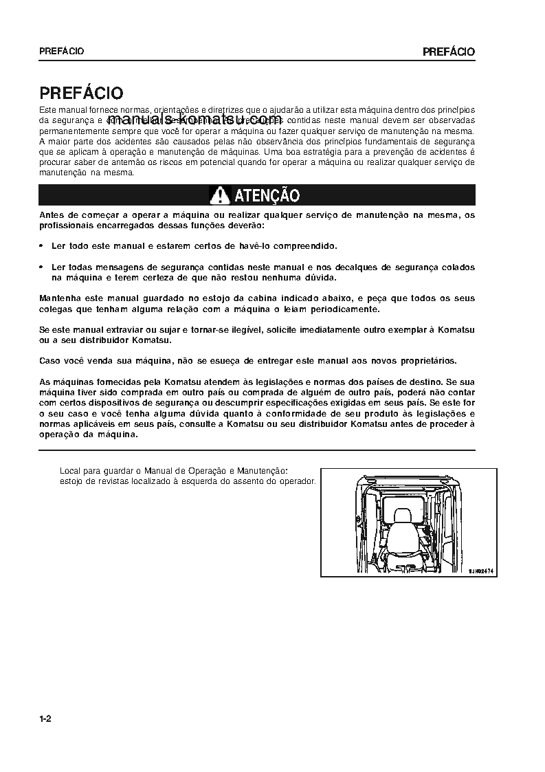 Protected: PC450LC-7(JPN) S/N 20001-UP Operation manual (Portuguese)