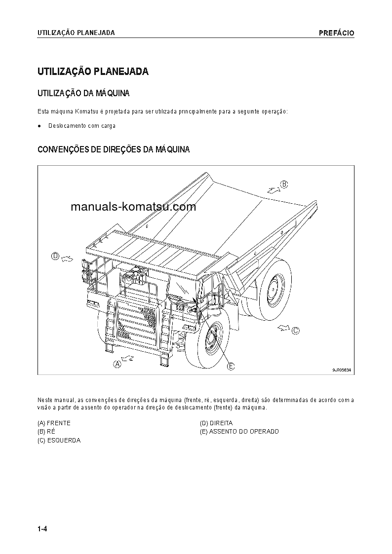 Protected: HD785-7(JPN) S/N 30001-UP Operation manual (Portuguese)