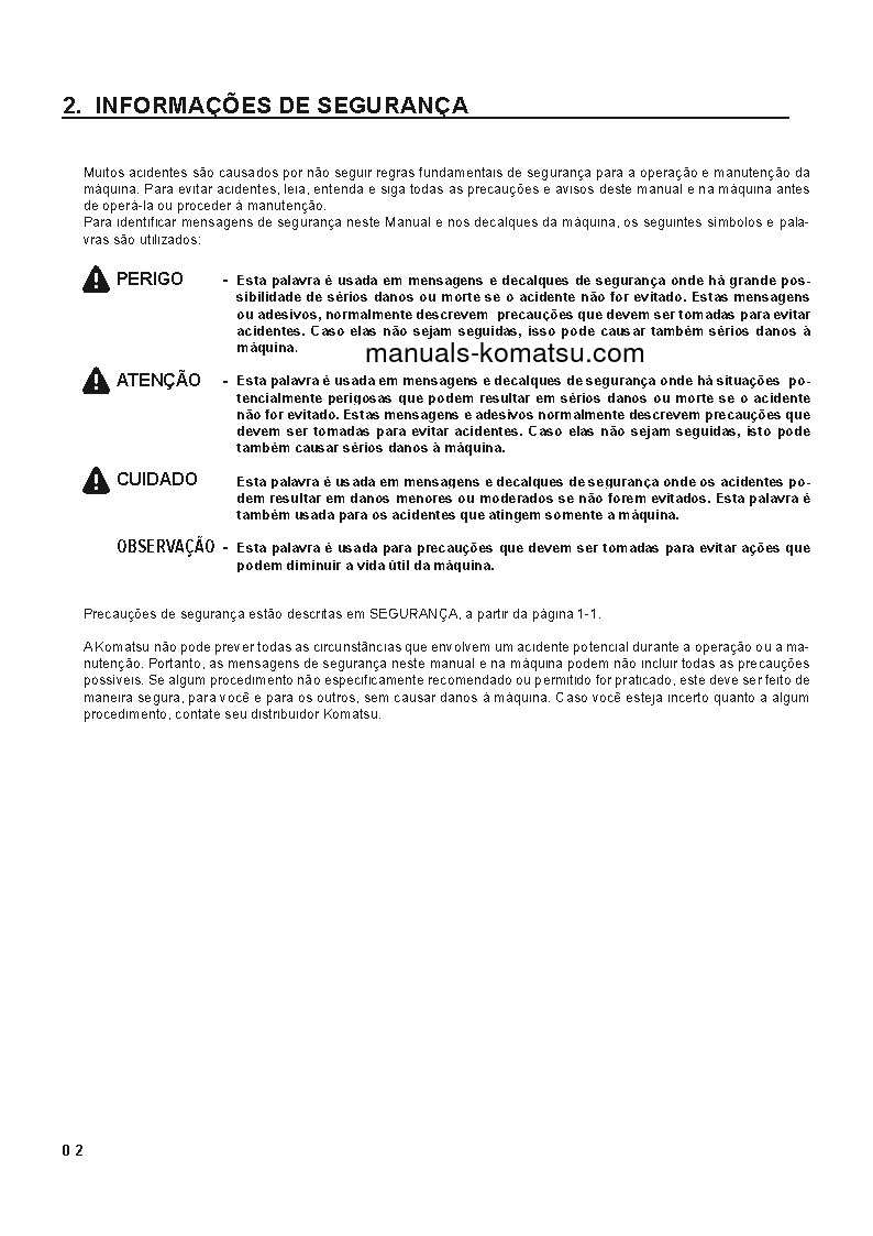 Protected: PC120LC-6(JPN) S/N 70001-UP Operation manual (Portuguese)