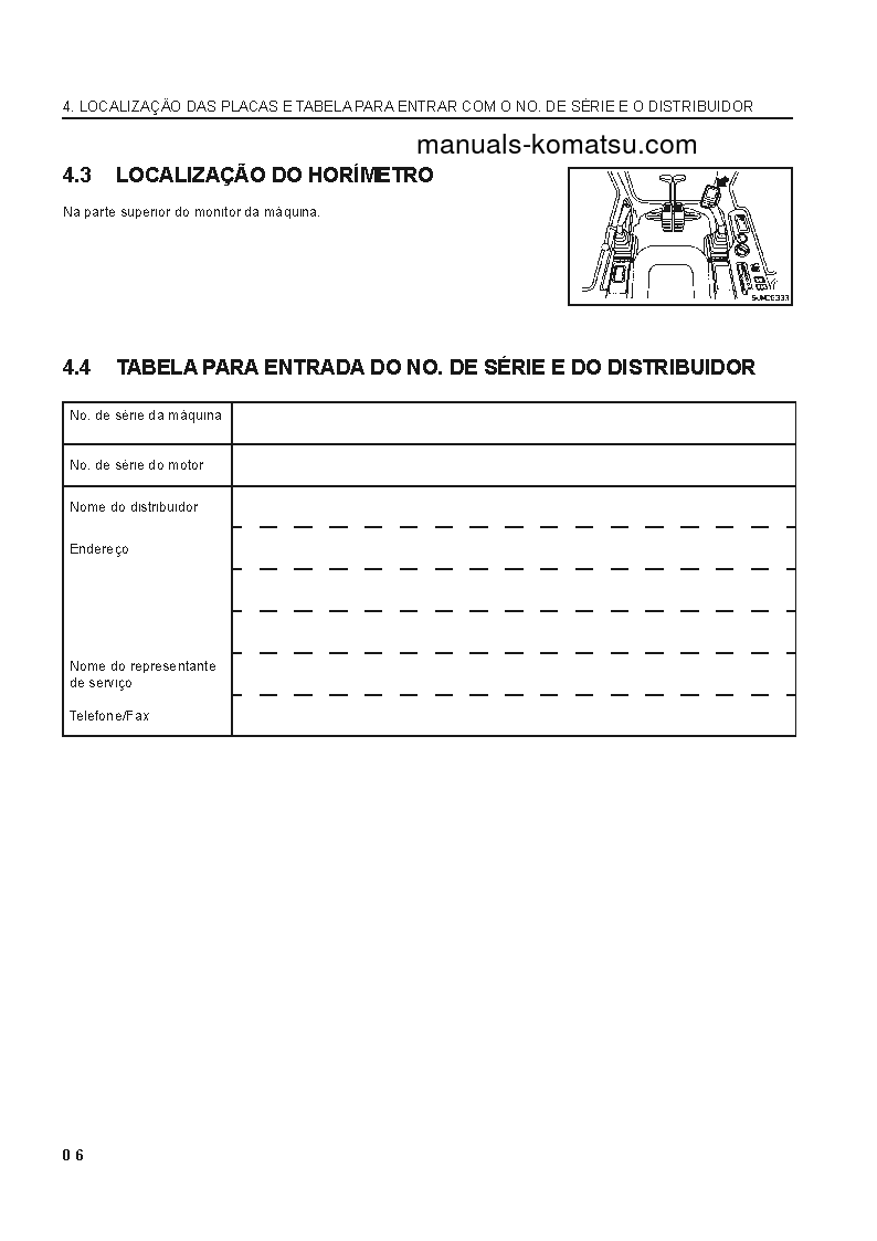 Protected: PC120LC-6(JPN) S/N 70001-UP Operation manual (Portuguese)