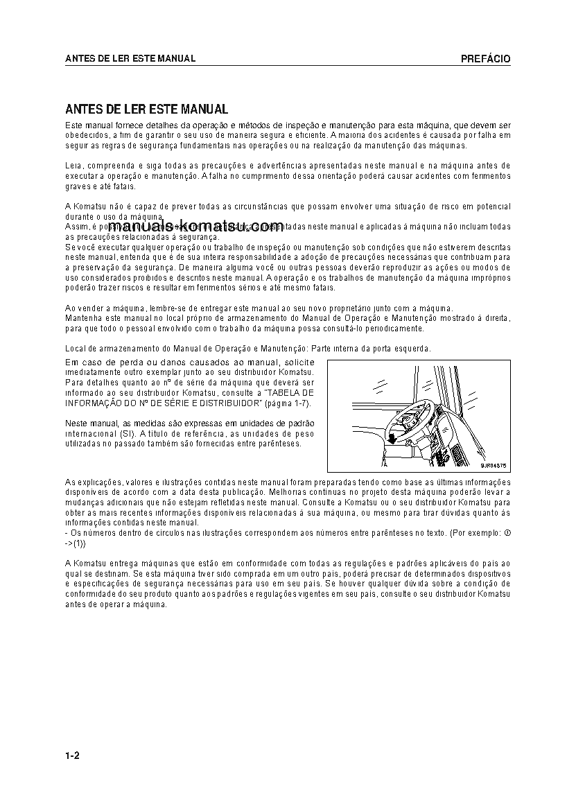 Protected: HD605-7(JPN)-E0 S/N 11289-UP Operation manual (Portuguese)