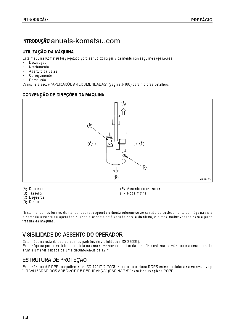 Protected: PC200-8(BRA)-M0 S/N B50001-UP Operation manual (Portuguese)