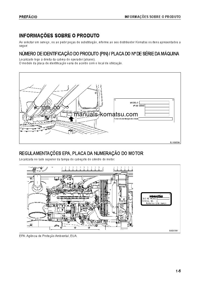 Protected: PC200-8(BRA)-M0 S/N B50001-UP Operation manual (Portuguese)