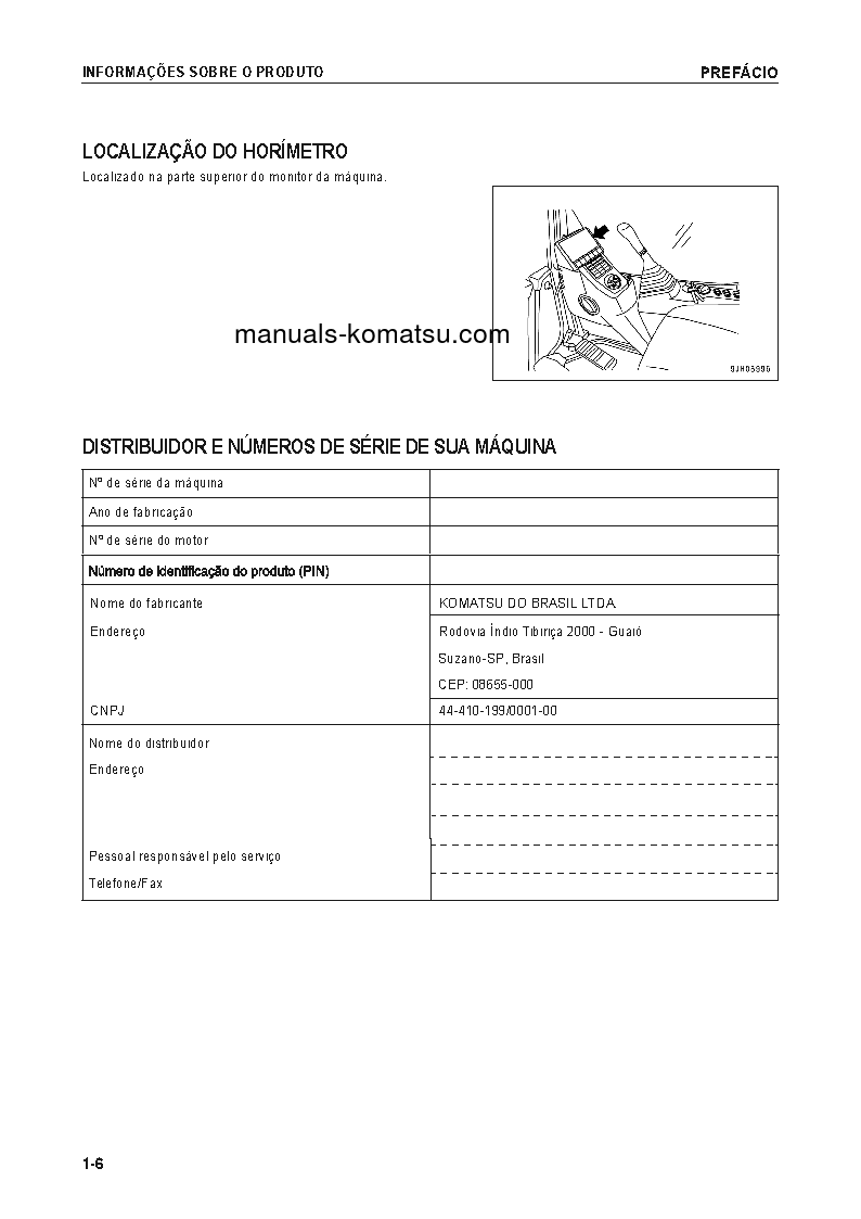 Protected: PC200-8(BRA)-M0 S/N B50001-UP Operation manual (Portuguese)