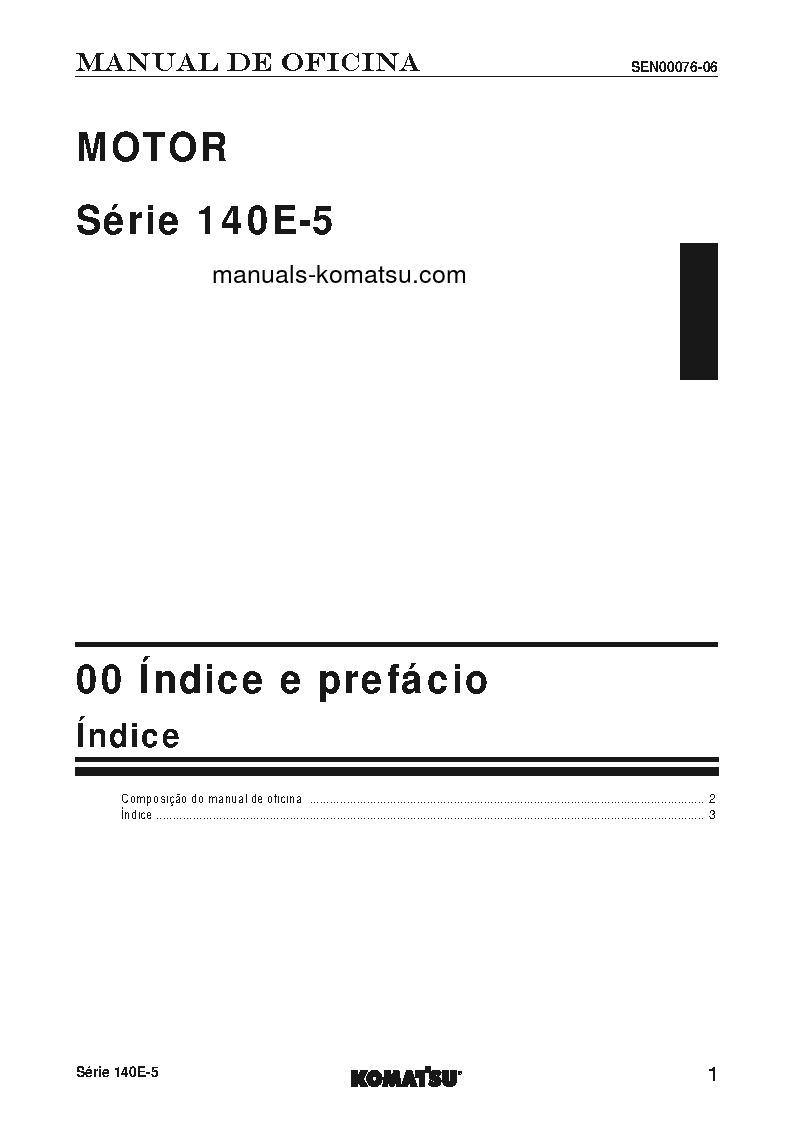 Protected: SAA6D140E-5(JPN) Shop (repair) manual (Portuguese)