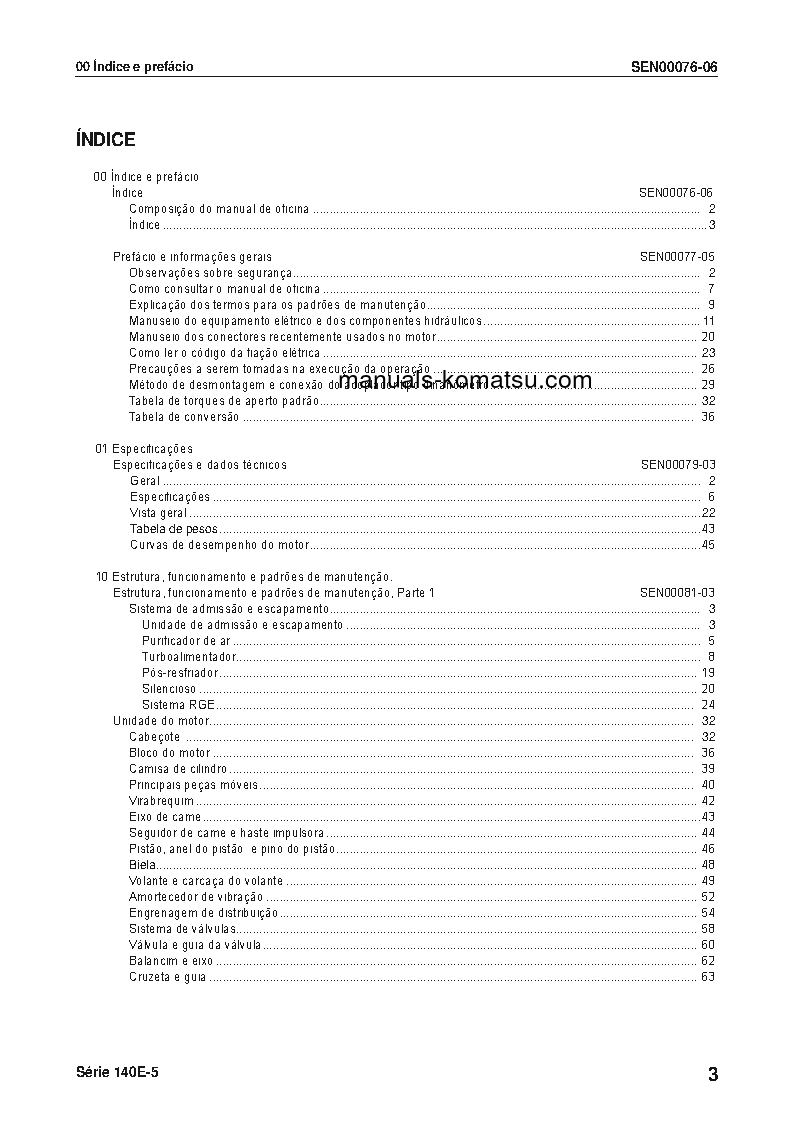 Protected: SAA6D140E-5(JPN) Shop (repair) manual (Portuguese)