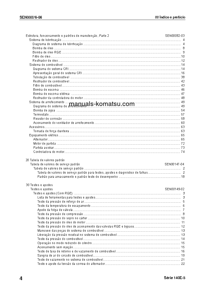 Protected: SAA6D140E-5(JPN) Shop (repair) manual (Portuguese)