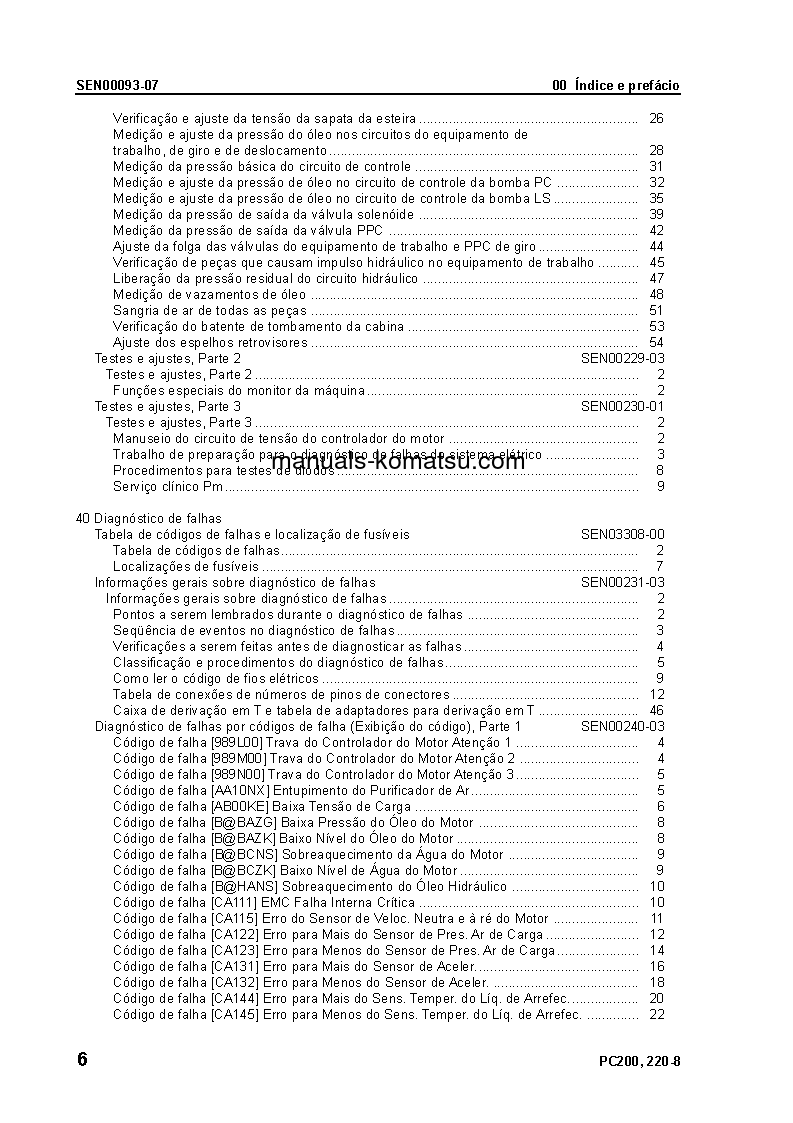 Protected: PC220LC-8(JPN) S/N 70001-UP Shop (repair) manual (Portuguese)