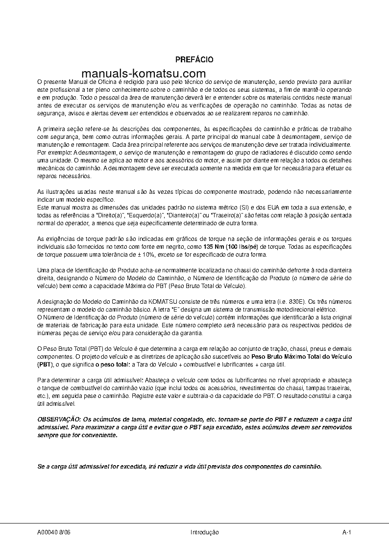 Protected: 830E-AC(USA) S/N A30001-UP Shop (repair) manual (Portuguese)