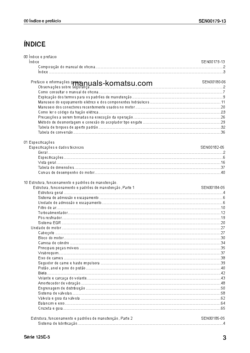 Protected: 125E-5 SERIES(JPN) Shop (repair) manual (Portuguese)