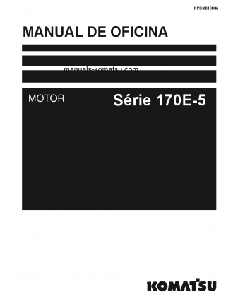 6D170E-5(JPN) S/N ALL Shop (repair) manual (Portuguese)