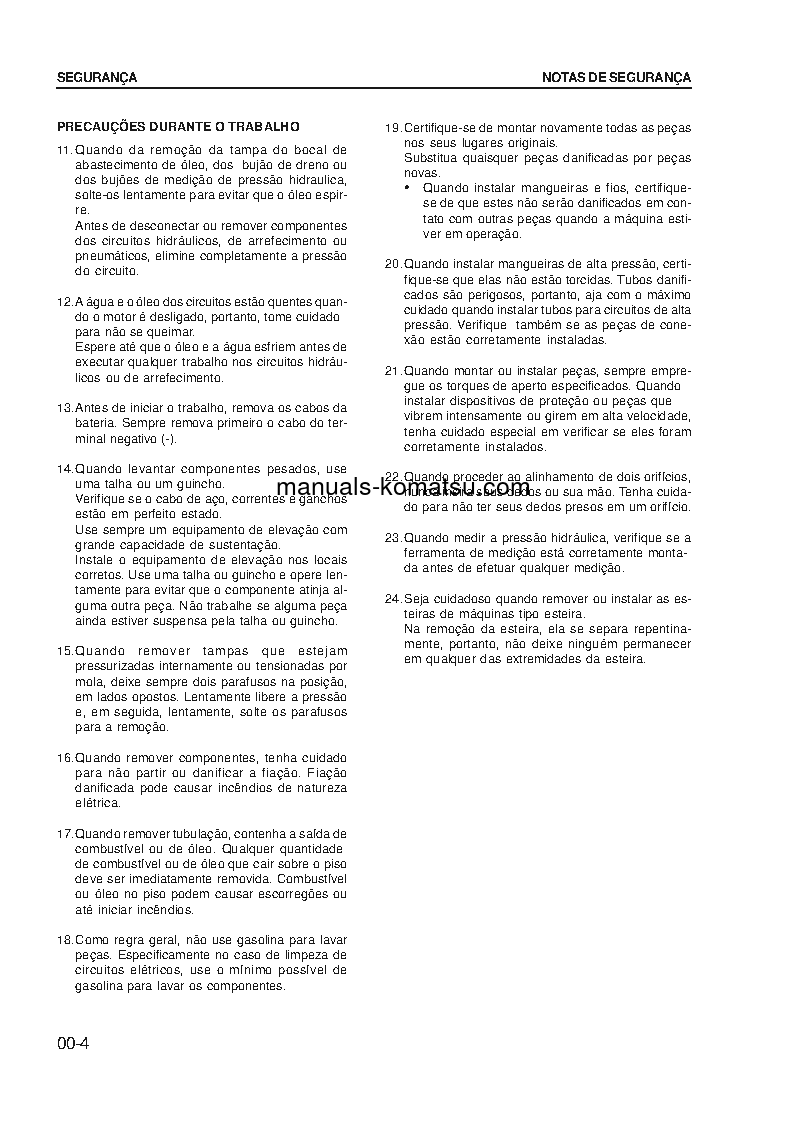 Protected: GD555-3(BRA)-C S/N B15001-UP Shop (repair) manual (Portuguese)