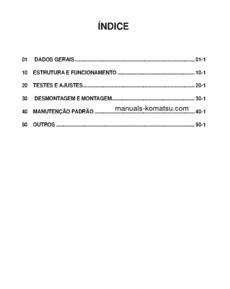 WD600-3(JPN) S/N 50001-UP Shop (repair) manual (Portuguese)