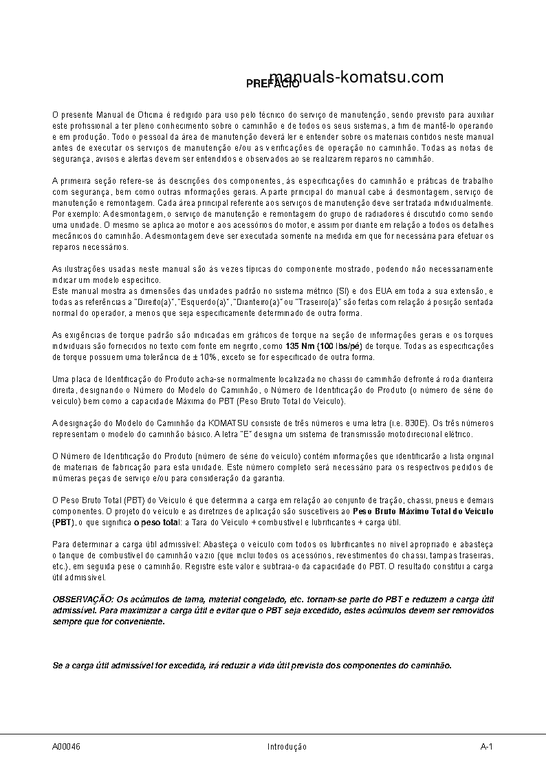 Protected: 830E-1(USA)-AC S/N A30561-UP Shop (repair) manual (Portuguese)