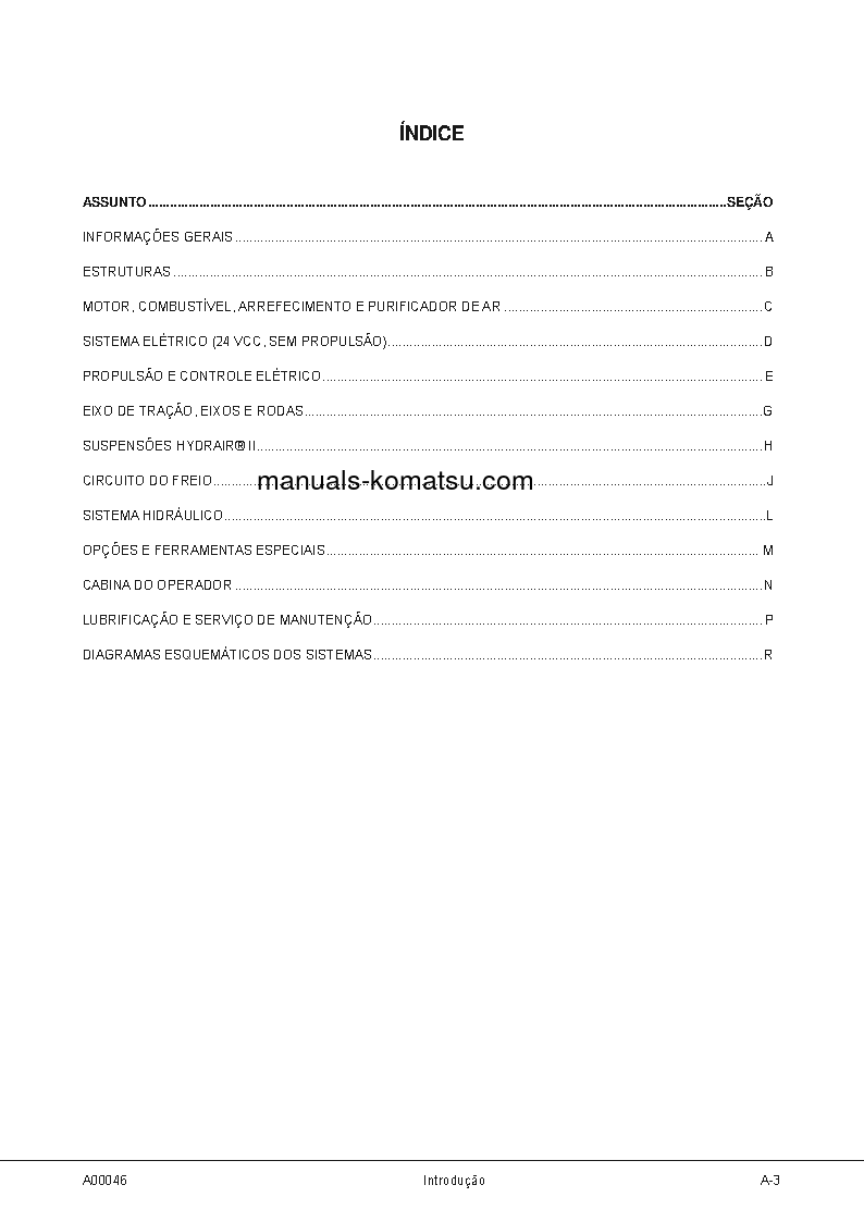 Protected: 830E-1(USA)-AC S/N A30561-UP Shop (repair) manual (Portuguese)