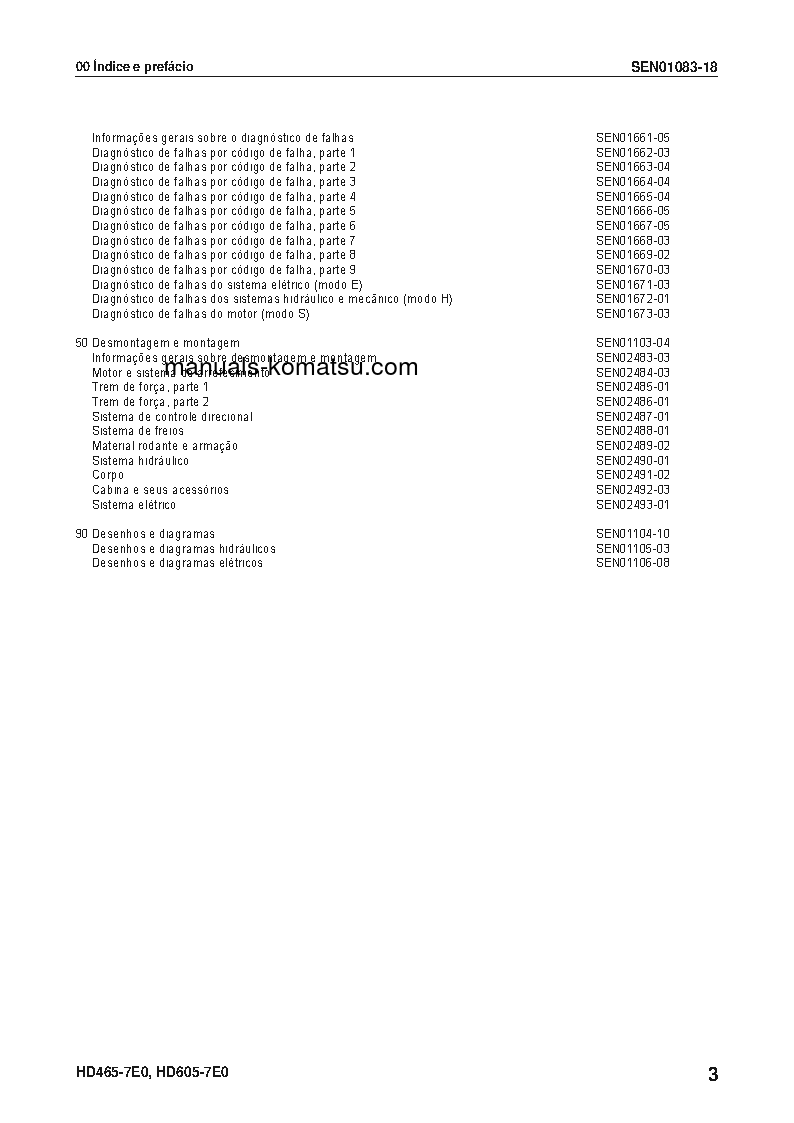 Protected: HD605-7(JPN)-E0 S/N 8001-8032 Shop (repair) manual (Portuguese)