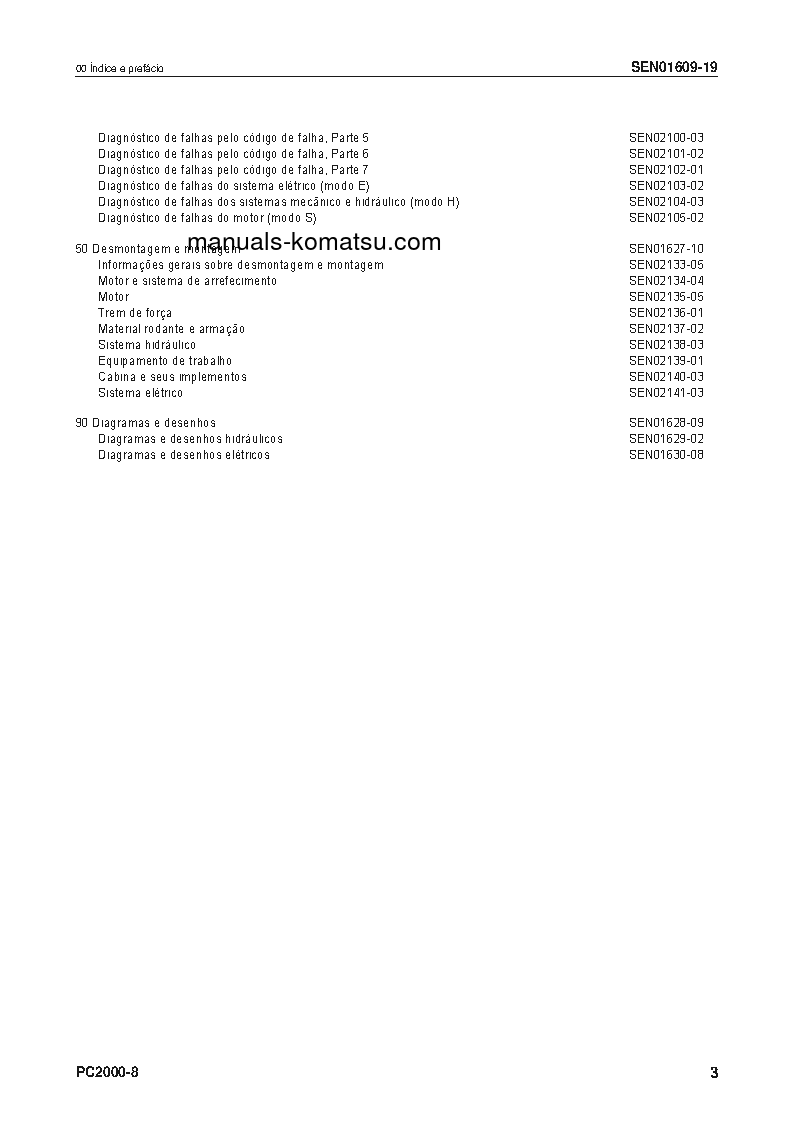 Protected: PC2000-8(JPN) S/N 20001-UP Shop (repair) manual (Portuguese)