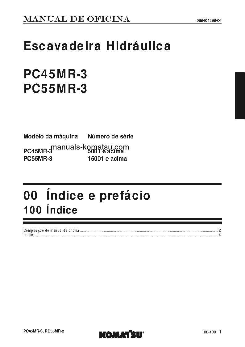 Protected: PC55MR-3(JPN) S/N 15001-UP Shop (repair) manual (Portuguese)
