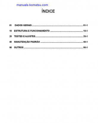 WD500-3(JPN) S/N 50001-UP Shop (repair) manual (Portuguese)