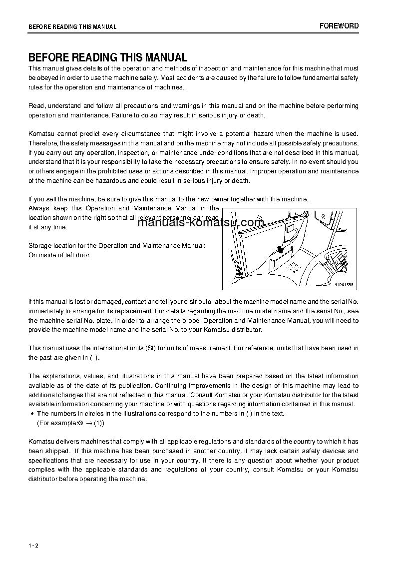 Protected: HD785-7(IDN) S/N J30001-UP Operation manual (English)