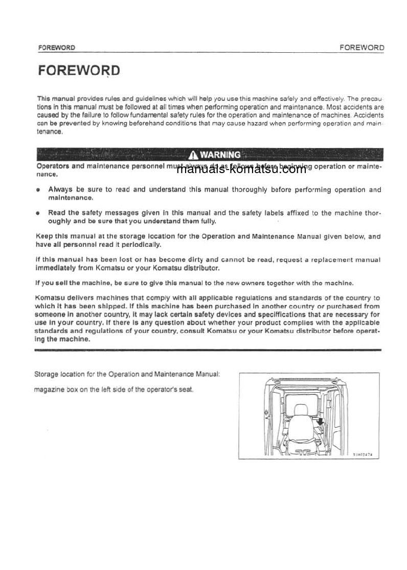 Protected: PC300LC-7(IDN) S/N J20001-UP Operation manual (English)