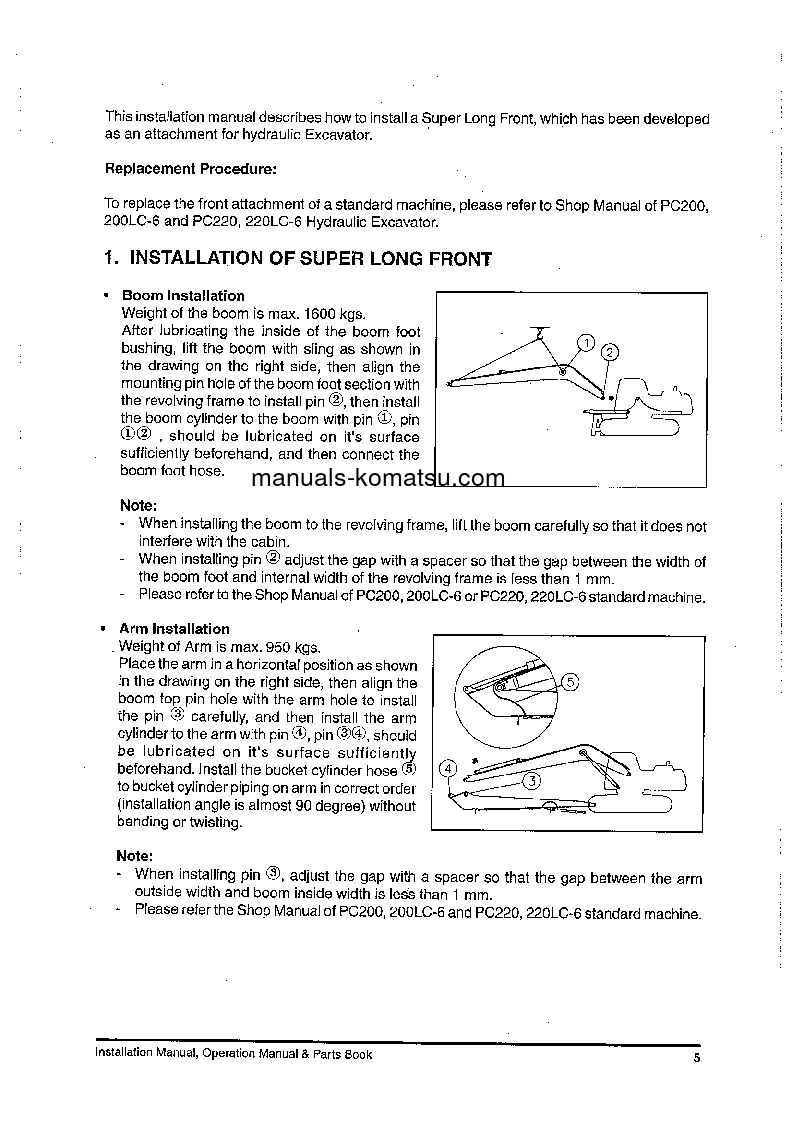 Protected: PC200SLF-6(IDN) S/N J20001-UP Operation manual (English)