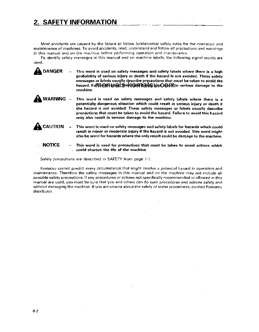 Protected: PC100-6(JPN) S/N J20001-UP Operation manual (English)