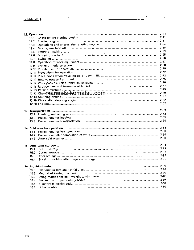 Protected: PC100-6(JPN) S/N J20001-UP Operation manual (English)