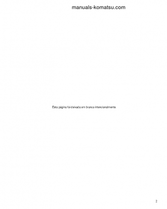 PC5500-6(DEU) S/N 15085-15085 Operation manual (Portuguese)