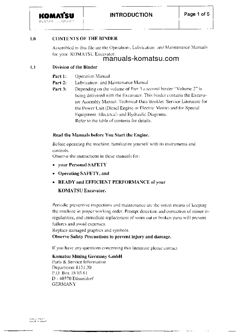 PC3000-1(DEU) S/N 06179-06179 Operation manual (English)