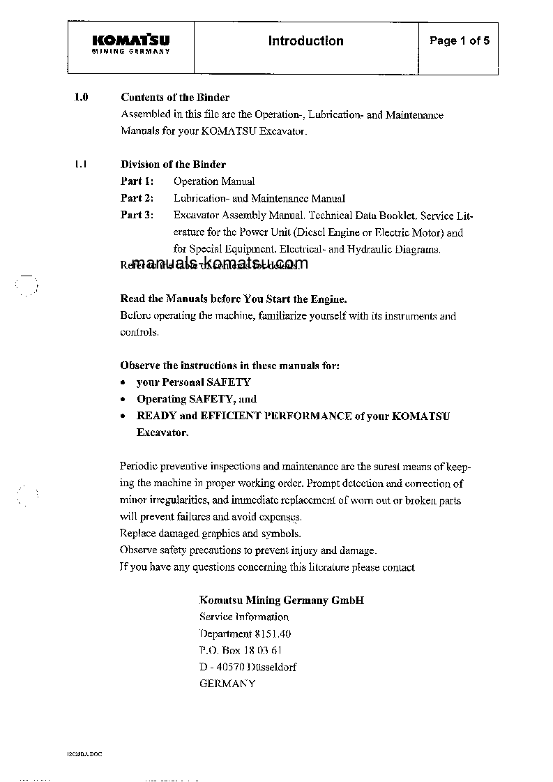 Protected: PC8000-1(DEU) S/N 12028-12028 Operation manual (English)