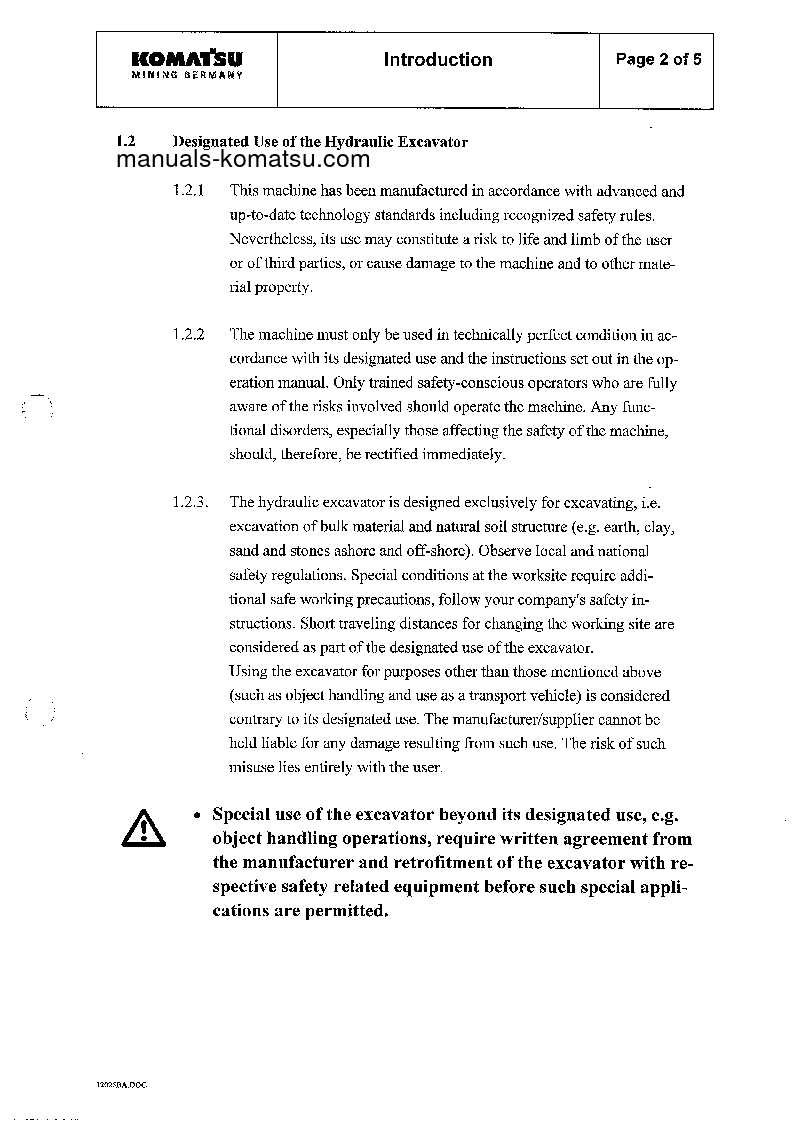 Protected: PC8000-1(DEU) S/N 12028-12028 Operation manual (English)