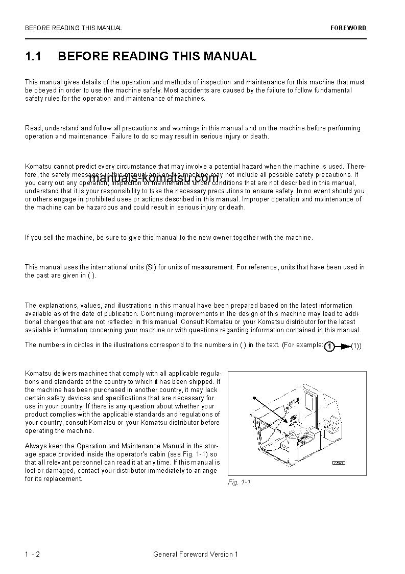 Protected: PC4000-6(DEU) S/N 08224-08224 Operation manual (English)