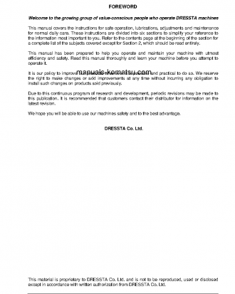 515C S/N 7001-UP Operation manual (English)