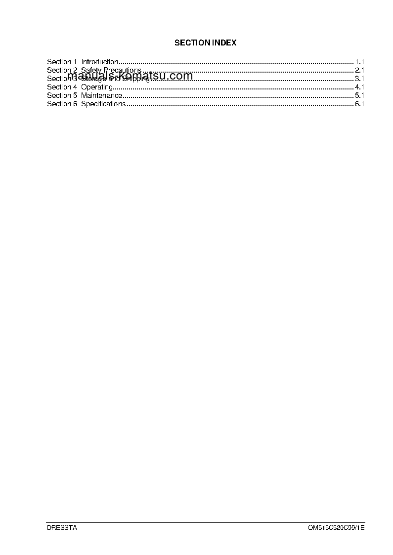 Protected: 515C S/N 7001-UP Operation manual (English)