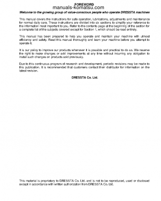 560C S/N P015001-UP Operation manual (English)