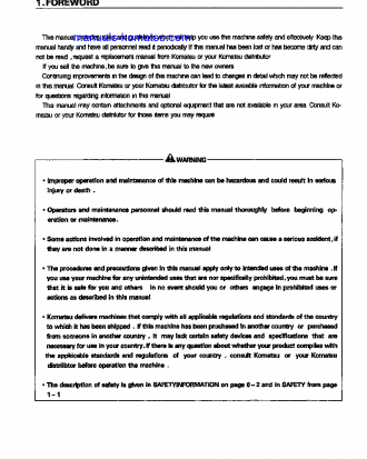 WA380-3(CHN) S/N 10001-UP Operation manual (English)