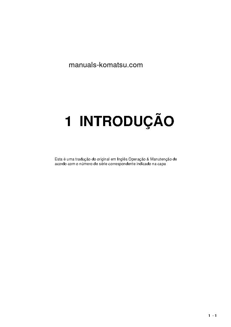 Protected: PC4000-6(DEU) S/N 58136 Operation manual (Portuguese)