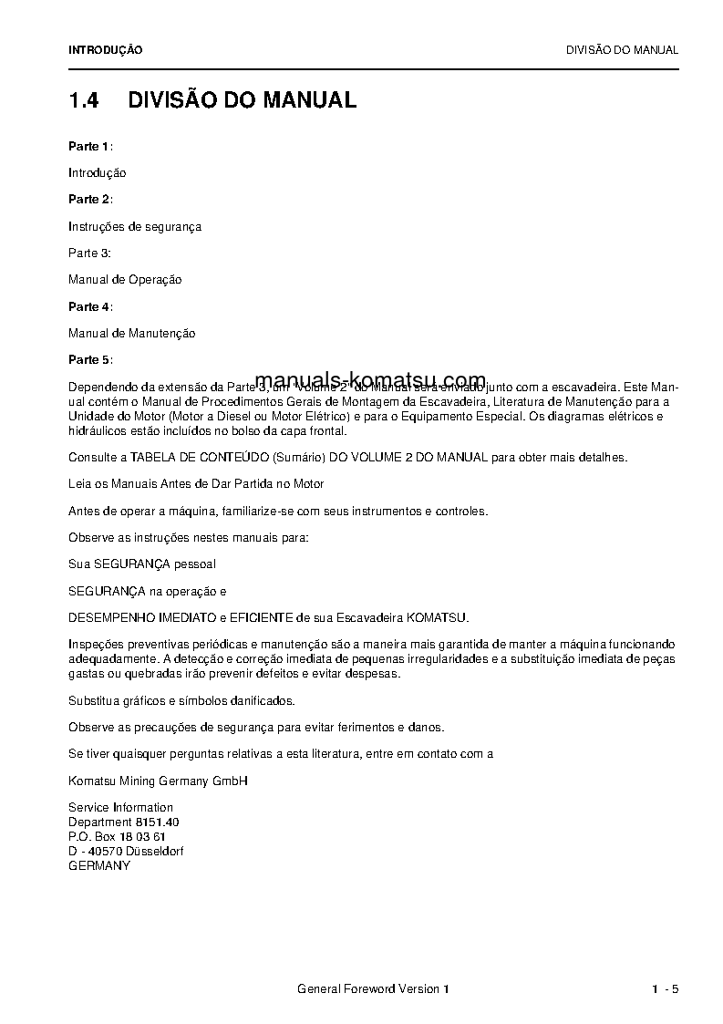 Protected: PC4000-6(DEU) S/N 58136 Operation manual (Portuguese)