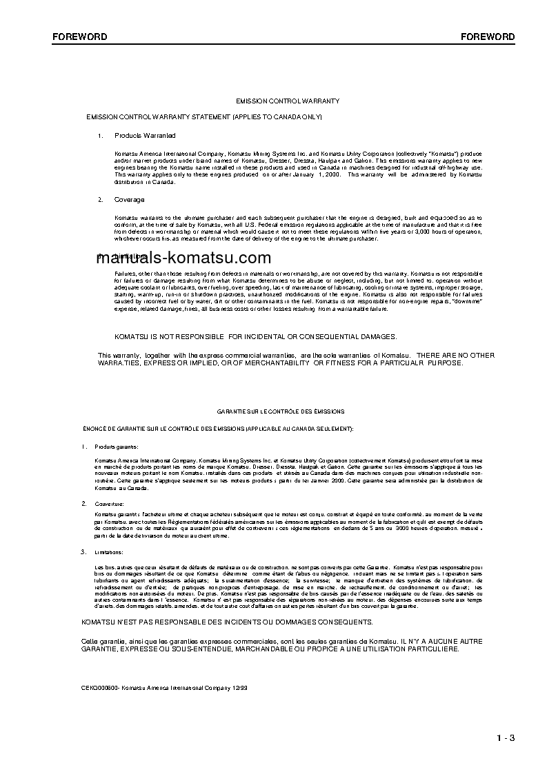 Protected: PC130F-7(IDN) S/N J10001-UP Operation manual (English)