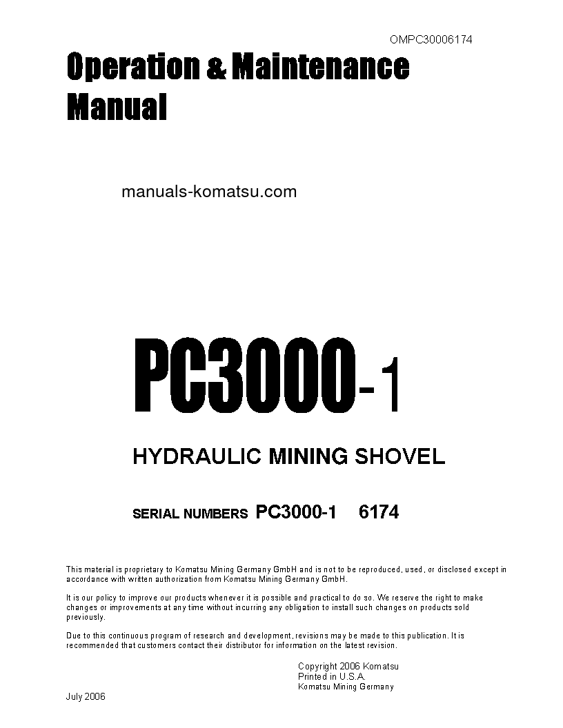 PC3000-1(DEU) S/N 06174 Operation manual (English)