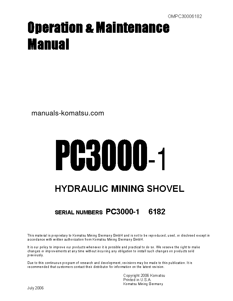 PC3000-1(DEU) S/N 06182 Operation manual (English)