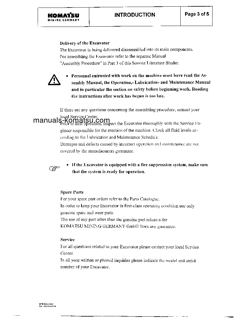 Protected: PC3000-1(DEU) S/N 06194 Operation manual (English)