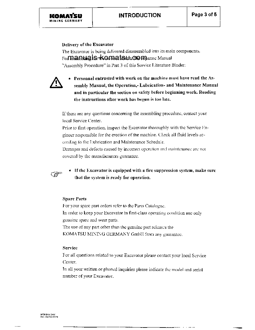 Protected: PC3000-1(DEU) S/N 06199 Operation manual (English)