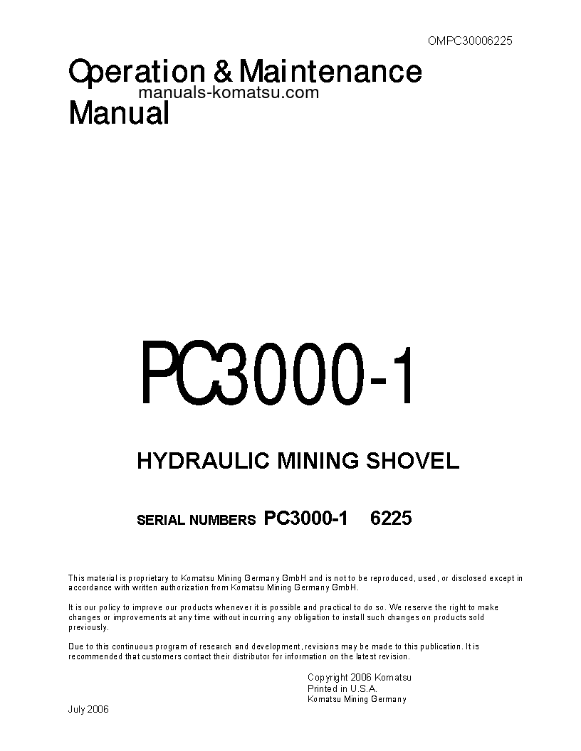PC3000-1(DEU) S/N 06225 Operation manual (English)