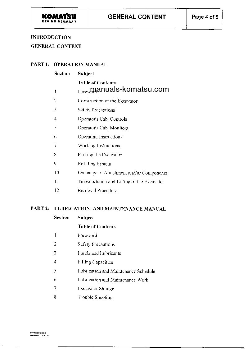 Protected: PC3000-1(DEU) S/N 06225 Operation manual (English)