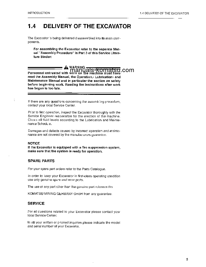 Protected: PC4000-6(DEU) S/N 08152 Operation manual (English)